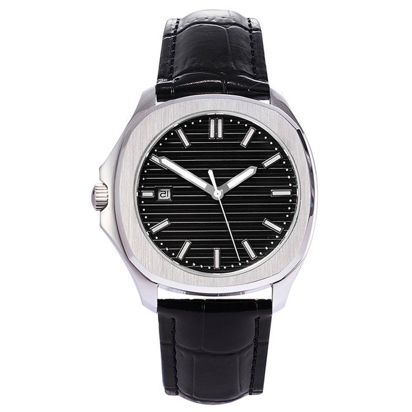 100m water resistant 40mm black luminous dial men's luxury wristwatch miyota automatic watch sapphire crystal leather strap, Slivery;brown
100m water resistant 40mm black luminous dial men's luxury wristwatch miyota automatic watch sapphire crystal leather strap, Slivery;brown
