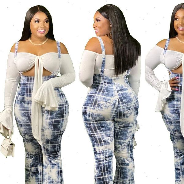 xl 4xl casual home wear women tie dye printed jumpsuits 2020 plus size ladys high waist bodycon suspender flared rompers, Black;white
xl 4xl casual home wear women tie dye printed jumpsuits 2020 plus size ladys high waist bodycon suspender flared rompers, Black;white