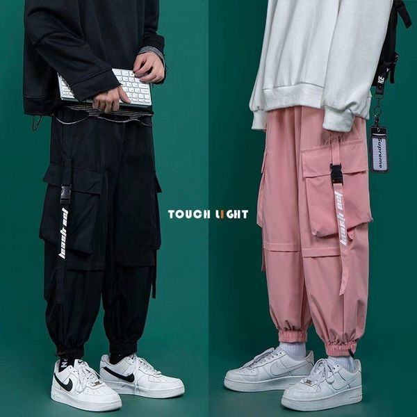 men's pants black cargo fashion loose tappered casual pink hip hop sports japanese streetwear sweatpants ejhn
men's pants black cargo fashion loose tappered casual pink hip hop sports japanese streetwear sweatpants ejhn