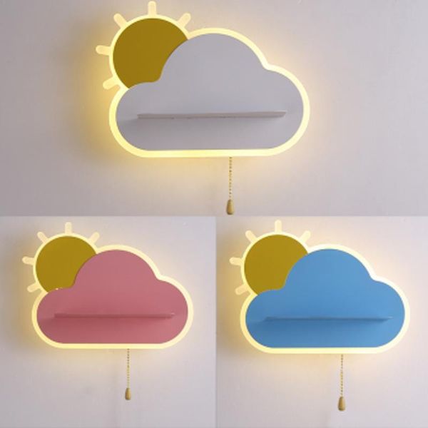wall lamp sun cloud nordic creative cartoon led children's room bedroom bedside with pull-wire switch lighting
wall lamp sun cloud nordic creative cartoon led children's room bedroom bedside with pull-wire switch lighting