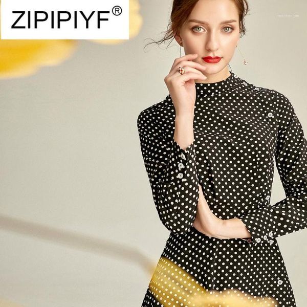 casual dresses women fashion female dress 2021 spring o-neck long sleeve dot knee-length slim office ladies y40, Black;gray
casual dresses women fashion female dress 2021 spring o-neck long sleeve dot knee-length slim office ladies y40, Black;gray