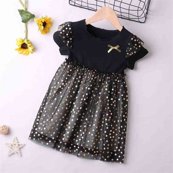 summer dresses star pattern mesh dress for girls party clothing for children clothes girl 210528, Red;yellow
summer dresses star pattern mesh dress for girls party clothing for children clothes girl 210528, Red;yellow