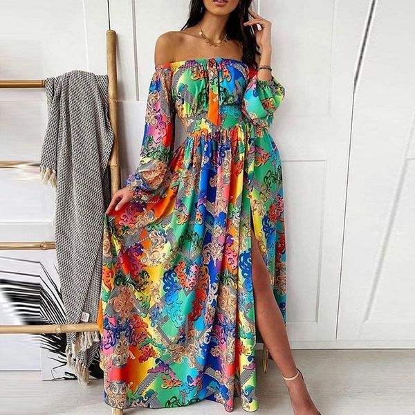 casual dresses 2021 elegant lantern sleeve women dress o neck party vintage floral print boho autumn long vestido s-3xl, Black;gray
casual dresses 2021 elegant lantern sleeve women dress o neck party vintage floral print boho autumn long vestido s-3xl, Black;gray