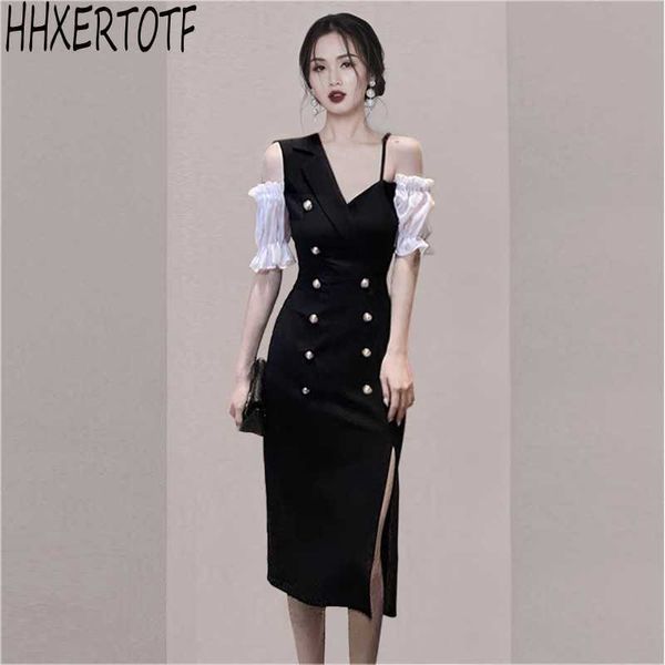 summer fashion women off shoulder halter party dress double breasted slim bag hip dresses vestidos 210531, Black;gray
summer fashion women off shoulder halter party dress double breasted slim bag hip dresses vestidos 210531, Black;gray