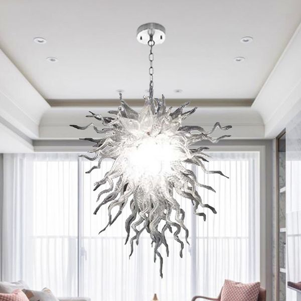 Hand Blown Glass Chandeliers LED Pendant Lamp White Colors Chandelier Lamps for Dining Room Home Decor
Hand Blown Glass Chandeliers LED Pendant Lamp White Colors Chandelier Lamps for Dining Room Home Decor