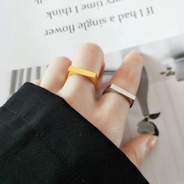 cluster rings silver plated opening korean simple geometric rectangle handmade jewelry wedding accessories for women gift drop, Golden;silver
cluster rings silver plated opening korean simple geometric rectangle handmade jewelry wedding accessories for women gift drop, Golden;silver