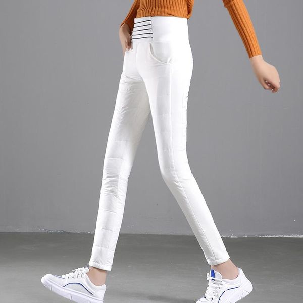 women's pants & capris autumn winter fashion warm white duck down women elastic high waist trousers female casual slim thick pencil pan, Black;white
women's pants & capris autumn winter fashion warm white duck down women elastic high waist trousers female casual slim thick pencil pan, Black;white