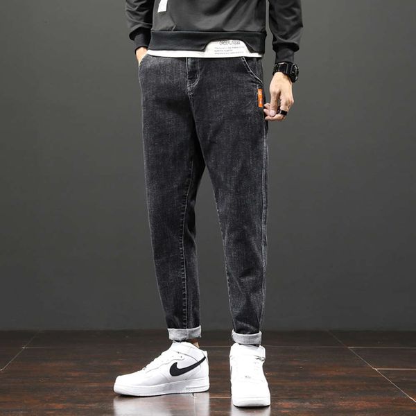 2021jeans men's brand autumn black grey slim fit small feet korean fashion harlan straight leisure pants, Blue
2021jeans men's brand autumn black grey slim fit small feet korean fashion harlan straight leisure pants, Blue