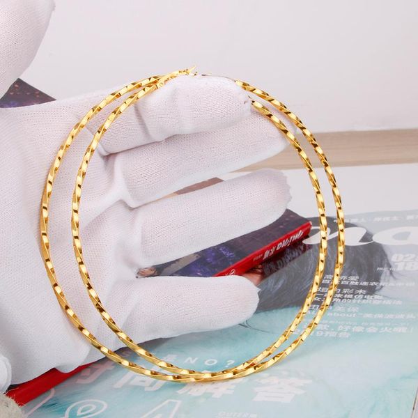 hoop & huggie gold color stainless steel large earring for women big size whorl ear hoops round simple party jewelry 2021 e0169, Golden;silver
hoop & huggie gold color stainless steel large earring for women big size whorl ear hoops round simple party jewelry 2021 e0169, Golden;silver