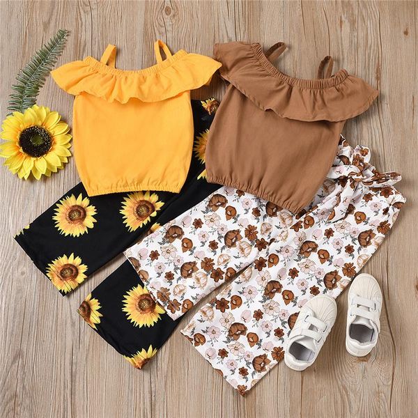 clothing sets 2pcs summer outfit suit born baby girl sleeveless ruffle sling flower print long pants fashion costume, White
clothing sets 2pcs summer outfit suit born baby girl sleeveless ruffle sling flower print long pants fashion costume, White