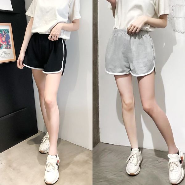 women's summer sports high waist running large korean loose straight wide leg slim shorts casual yoga pants, Black
women's summer sports high waist running large korean loose straight wide leg slim shorts casual yoga pants, Black