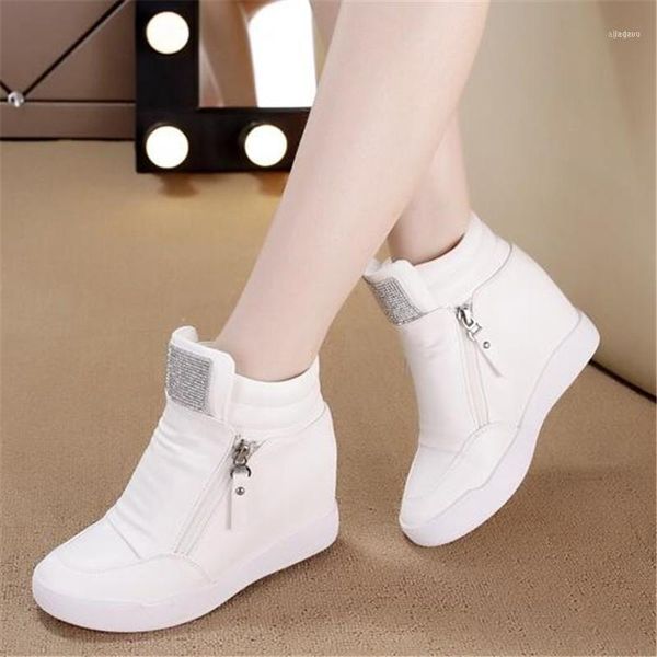 boots spring autumn platform wedge heel ankle women shoes with increased sole female fashion sneakers casual zip botas11, Black
boots spring autumn platform wedge heel ankle women shoes with increased sole female fashion sneakers casual zip botas11, Black