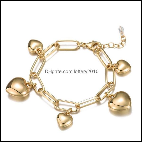 link jewelrylink chain big link with heart charm bracelets for female gold color fashin hand bracelet diy jewelry gift wholesale drop deli, Black
link jewelrylink chain big link with heart charm bracelets for female gold color fashin hand bracelet diy jewelry gift wholesale drop deli, Black