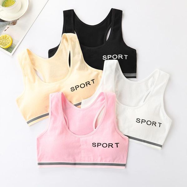bras gift girl bra teen crop underwear vest racerback puberty sport training letter streetwear tube year 7-14y, Red;black
bras gift girl bra teen crop underwear vest racerback puberty sport training letter streetwear tube year 7-14y, Red;black