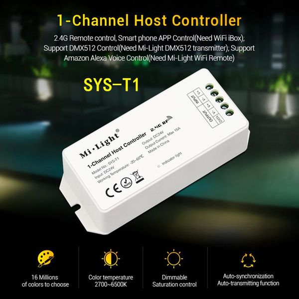 controllers miboxer sys-t1 1-channel host controller for sys led lamp dc24v 2.4g smart phone app control support dmx512,alexa voice
controllers miboxer sys-t1 1-channel host controller for sys led lamp dc24v 2.4g smart phone app control support dmx512,alexa voice