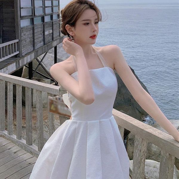 casual dresses summer sleeveless dress women solid color loose holiday female high waist backless vestidos femme vestido de mujer, Black;gray
casual dresses summer sleeveless dress women solid color loose holiday female high waist backless vestidos femme vestido de mujer, Black;gray
