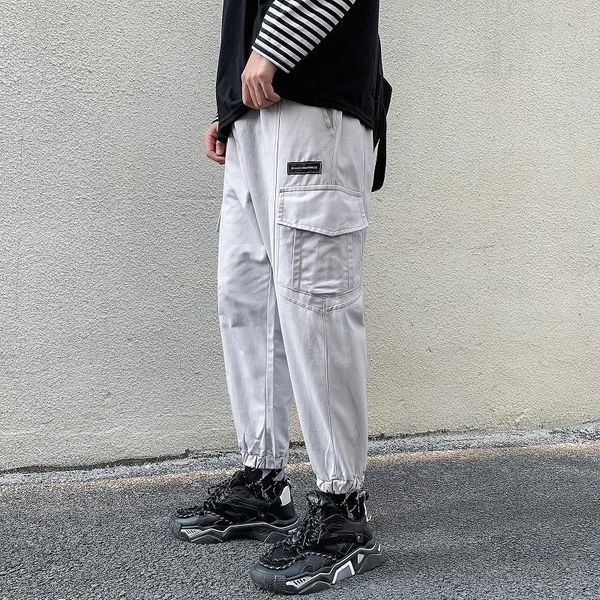 men's pants leisure cargo fashion hip hop street attire big pocket sports pant loose pure cotton men long size m-3xl, Black
men's pants leisure cargo fashion hip hop street attire big pocket sports pant loose pure cotton men long size m-3xl, Black