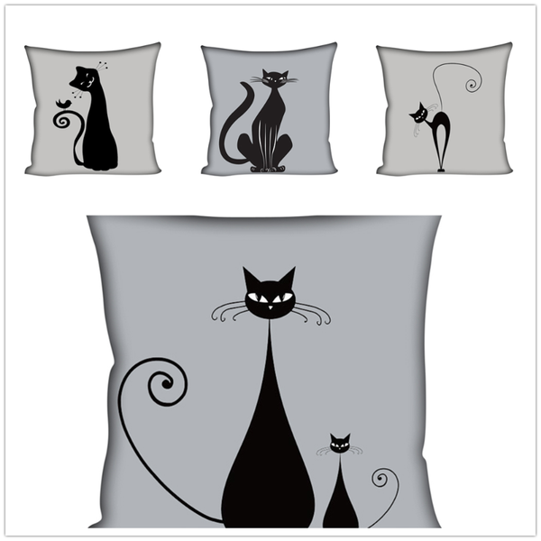 cushion/decorative pillow funny cute black cat pattern pillowcase cushion cover 45*45 polyester sofa car home decor bedroom decoration
cushion/decorative pillow funny cute black cat pattern pillowcase cushion cover 45*45 polyester sofa car home decor bedroom decoration