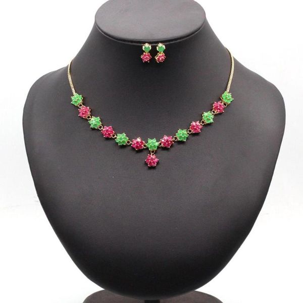 earrings & necklace jin yao fashion gold plated color flower red green stone zircon earring ring set for women wedding party jewelry, Silver
earrings & necklace jin yao fashion gold plated color flower red green stone zircon earring ring set for women wedding party jewelry, Silver
