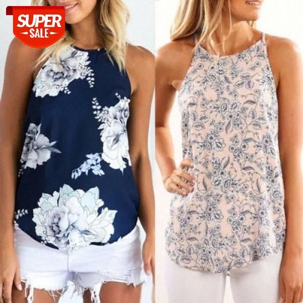 summer women casual print sleeveless crew neck floral vest t-shirt ladies #gh3n, White
summer women casual print sleeveless crew neck floral vest t-shirt ladies #gh3n, White