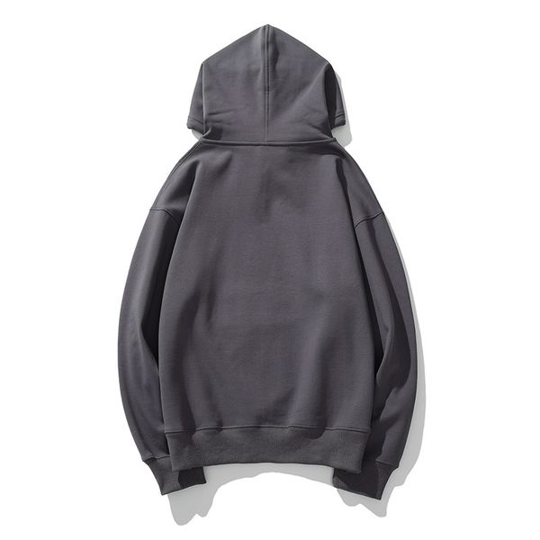 large autumn and winter new pure color plush hooded sweater simple loose men's casual sweater, Black
large autumn and winter new pure color plush hooded sweater simple loose men's casual sweater, Black