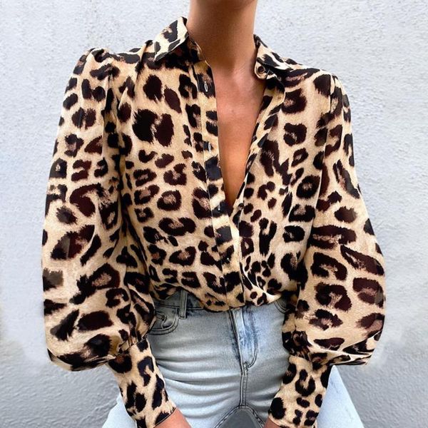 women's blouses & shirts turn-down collar women shirt see-through shoulder pleating lantern sleeve floral leopard print vintage ladies, White
women's blouses & shirts turn-down collar women shirt see-through shoulder pleating lantern sleeve floral leopard print vintage ladies, White