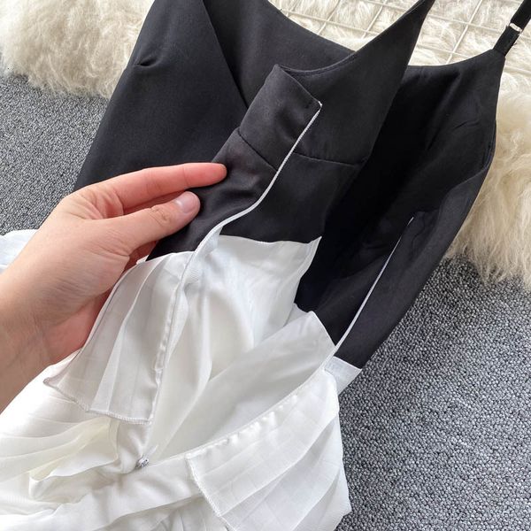 new 2021 women fashion spaghetti strap ruffled female high waist summe club mini sleeveless vestidos pqqt, Black;gray
new 2021 women fashion spaghetti strap ruffled female high waist summe club mini sleeveless vestidos pqqt, Black;gray