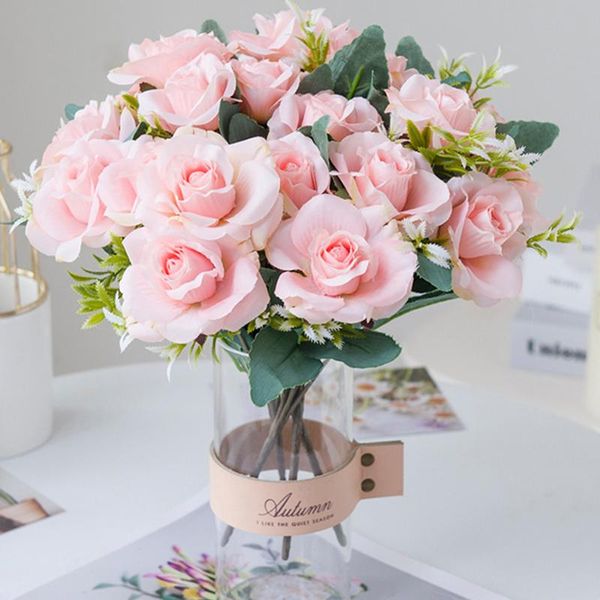 decorative flowers & wreaths 30cm 6 heads simulation rose wedding bouquet artificial flower silk diy home interior decoration window q38
decorative flowers & wreaths 30cm 6 heads simulation rose wedding bouquet artificial flower silk diy home interior decoration window q38