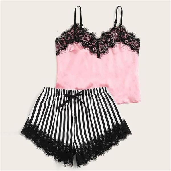 lace pajamas set womens sleepwears womem silk satin lingerie v neck sleeveless shorts sleepwear summer girls casual home suit, Black;red
lace pajamas set womens sleepwears womem silk satin lingerie v neck sleeveless shorts sleepwear summer girls casual home suit, Black;red