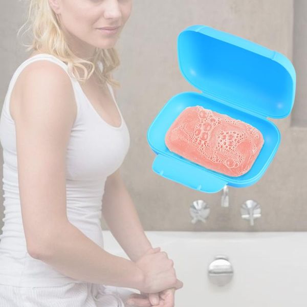 soap dishes creative portable dish box holder container sealed case size (blue)
soap dishes creative portable dish box holder container sealed case size (blue)
