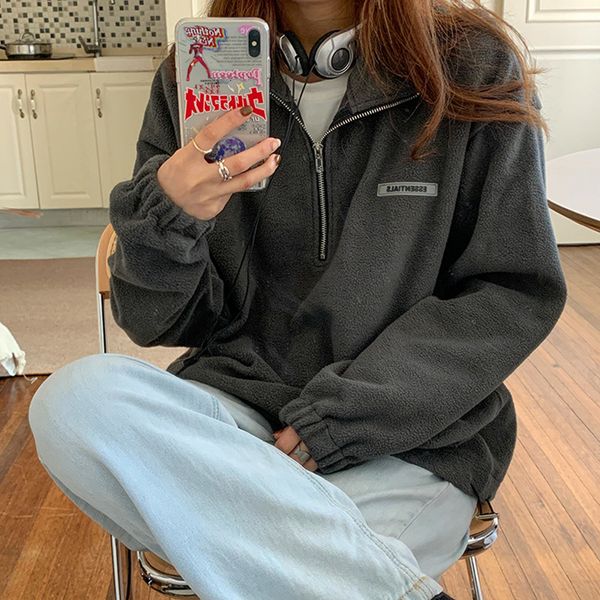 2021 new 3 colors autumn winter korean style women warm sweatshirts turtleneck thick sweatshirt womens pullovers (f4182) c5un, Black
2021 new 3 colors autumn winter korean style women warm sweatshirts turtleneck thick sweatshirt womens pullovers (f4182) c5un, Black