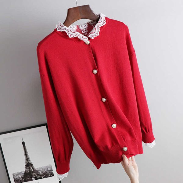 women's sweaters autumn and winter style korean fine versatile lace in lapel knitted sweater g5476 pmnv, White;black
women's sweaters autumn and winter style korean fine versatile lace in lapel knitted sweater g5476 pmnv, White;black
