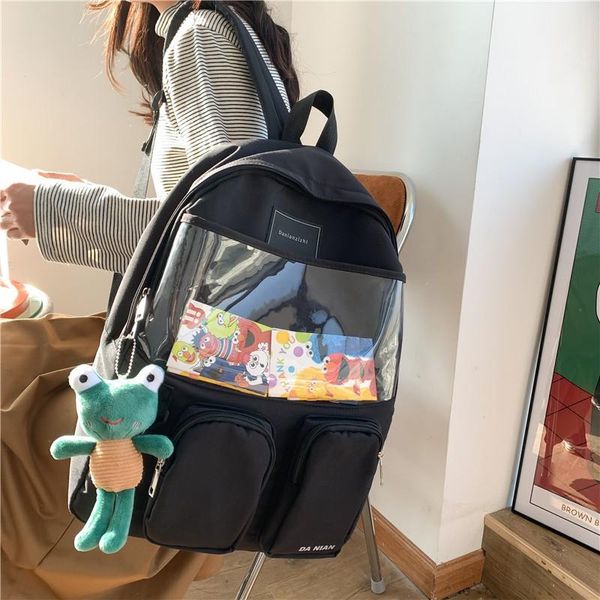 school bags 2021 small fresh and cute street women's backpack nylon large-capacity waterproof wear-resistant travel
school bags 2021 small fresh and cute street women's backpack nylon large-capacity waterproof wear-resistant travel