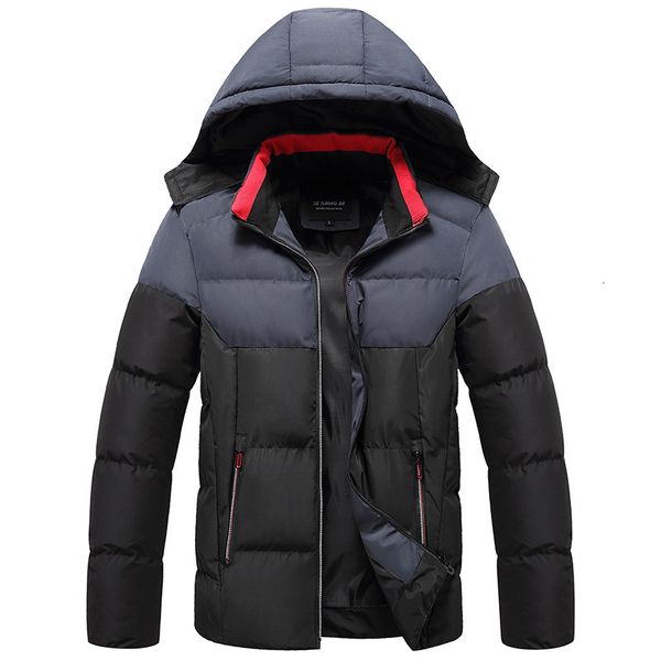 2021 new winter hooded parkas jacket men causal mens cotton padded jackets fashion male patchwork thicken parka coats 70r0, Black
2021 new winter hooded parkas jacket men causal mens cotton padded jackets fashion male patchwork thicken parka coats 70r0, Black