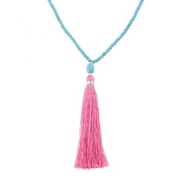 pendant necklaces lureme bohemian green stone beaded necklace pink tassel for women long jewelry (nl005473), Silver
pendant necklaces lureme bohemian green stone beaded necklace pink tassel for women long jewelry (nl005473), Silver