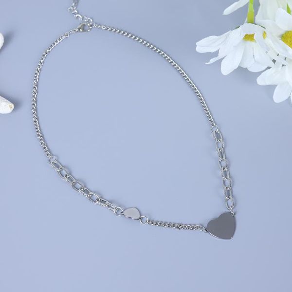 chokers woman metal simple punk heart chain pendant tennis alloy hip hop necklace jewelry statement sale, Golden;silver
chokers woman metal simple punk heart chain pendant tennis alloy hip hop necklace jewelry statement sale, Golden;silver