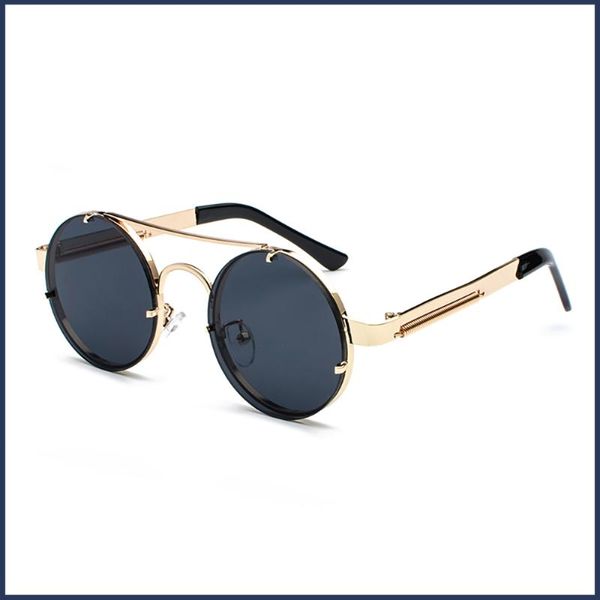 fashion sunglasses frames small lady men's polarizing punk style round frame circle retro modeling sun glasses with no degree glass spe, Black
fashion sunglasses frames small lady men's polarizing punk style round frame circle retro modeling sun glasses with no degree glass spe, Black