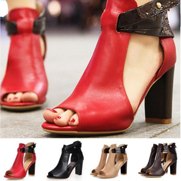 dress shoes original giant size eaby fish mouth high heel sandals woman red (spot) fashion chunky heeled, Black
dress shoes original giant size eaby fish mouth high heel sandals woman red (spot) fashion chunky heeled, Black