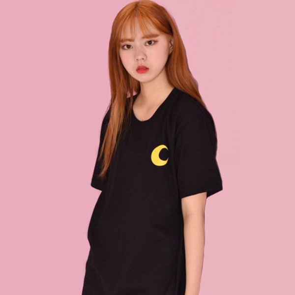 2021 new korean moon-style loose school streetwear tumblr harajuku ulzzang sailor moon t shirt women's sumemr bpim, White
2021 new korean moon-style loose school streetwear tumblr harajuku ulzzang sailor moon t shirt women's sumemr bpim, White
