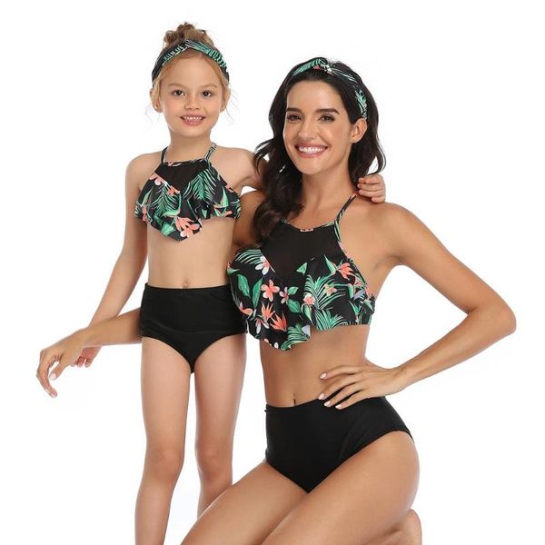 family swimsuit mother and daughter swimsuit tankini two piece floral leaf print high waist bikini girls women bathing suit
family swimsuit mother and daughter swimsuit tankini two piece floral leaf print high waist bikini girls women bathing suit