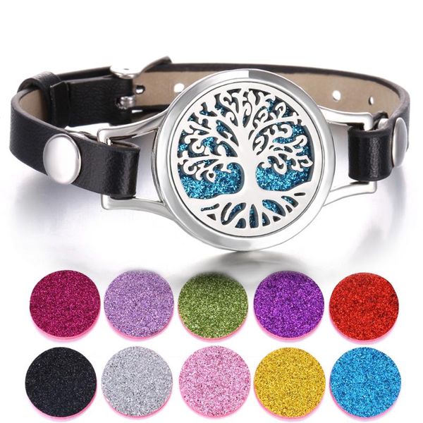 charm bracelets aroma diffuser bracelet jewelry essential oil locket adjustable leather wrap women, Golden;silver
charm bracelets aroma diffuser bracelet jewelry essential oil locket adjustable leather wrap women, Golden;silver