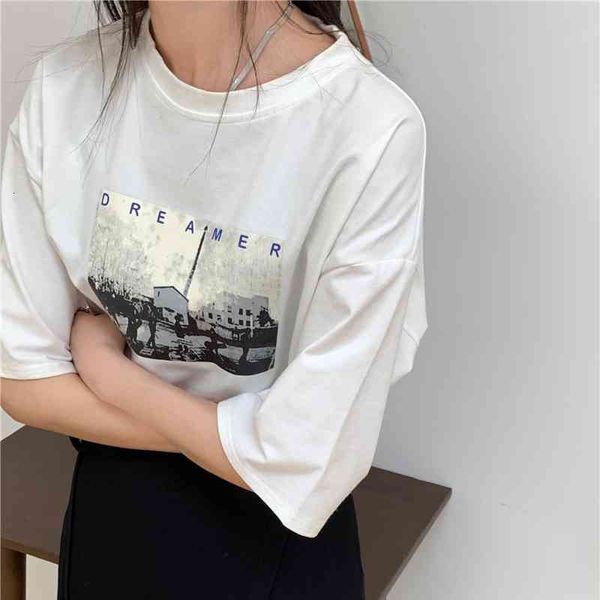 women's t-shirt graphic t shirts korean fashion summer clothes for women white short sleeve tees ulzzang tshirt trend 70q2
women's t-shirt graphic t shirts korean fashion summer clothes for women white short sleeve tees ulzzang tshirt trend 70q2