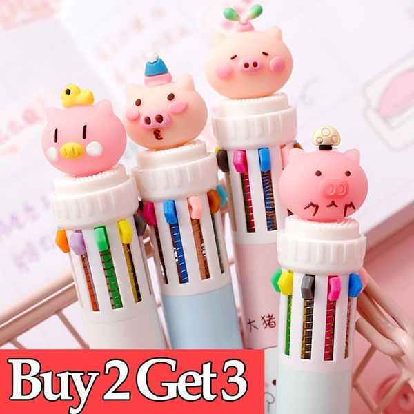 ballpoint pens cartoon 10 colors pen cute bear animal ball material escolar office school writing supplies, Blue;orange
ballpoint pens cartoon 10 colors pen cute bear animal ball material escolar office school writing supplies, Blue;orange