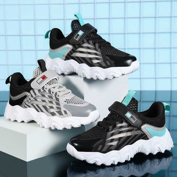 children's shoes boys' sports 2021 summer flying woven hollow out children's mesh breathable surface medium large, Black
children's shoes boys' sports 2021 summer flying woven hollow out children's mesh breathable surface medium large, Black