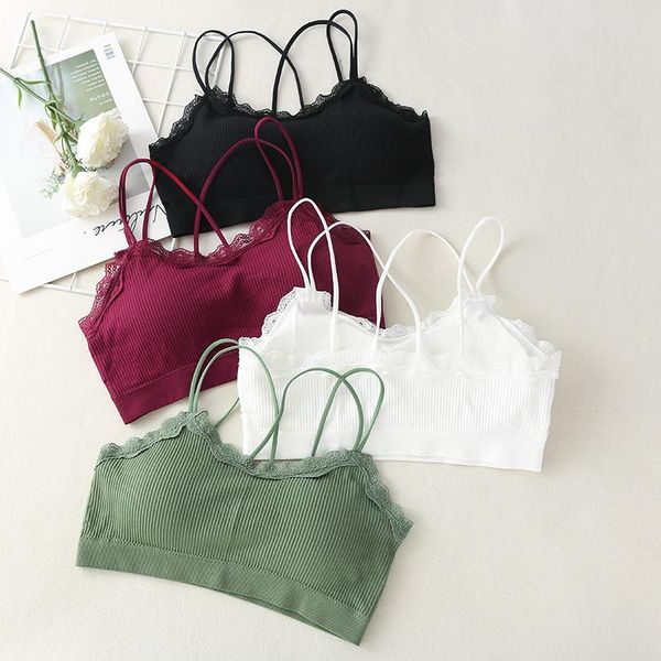 popular little bear lace back wrapped bra women's sling seamless one piece thread no steel ring bra women, Black;white
popular little bear lace back wrapped bra women's sling seamless one piece thread no steel ring bra women, Black;white