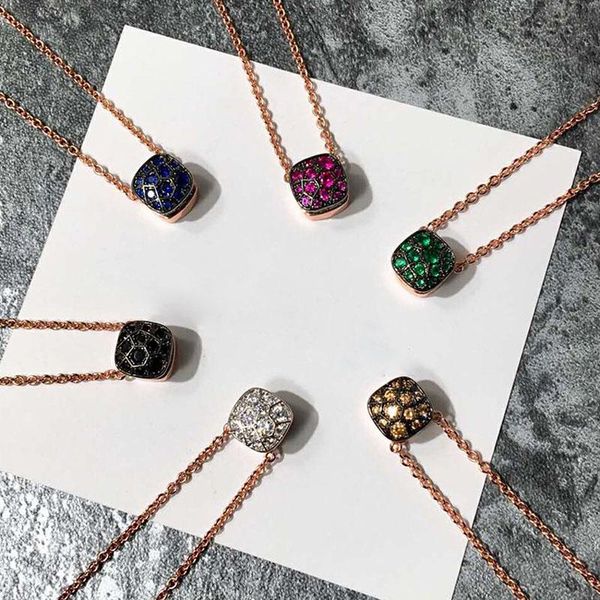 pendant necklaces sljely jewelry honeycomb design multicolor cubic zircon square necklace women girls zirconia stones choker, Silver
pendant necklaces sljely jewelry honeycomb design multicolor cubic zircon square necklace women girls zirconia stones choker, Silver
