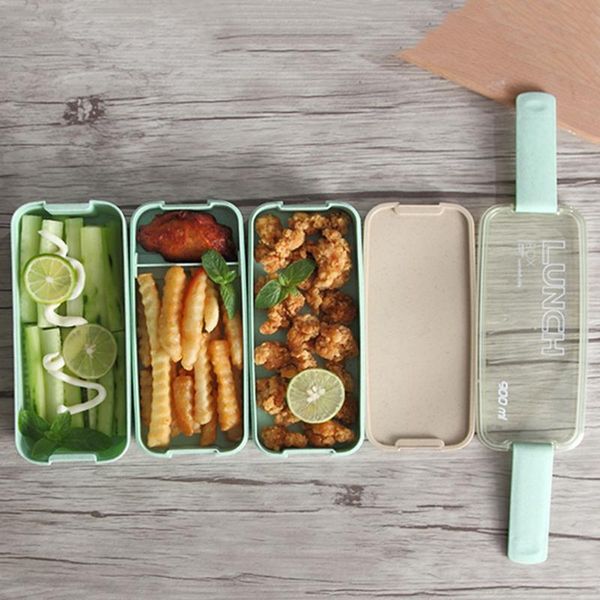 storage bottles & jars 900ml portable healthy material lunch box 3 layer wheat straw bento boxes microwave dinnerware food container #r10
storage bottles & jars 900ml portable healthy material lunch box 3 layer wheat straw bento boxes microwave dinnerware food container #r10