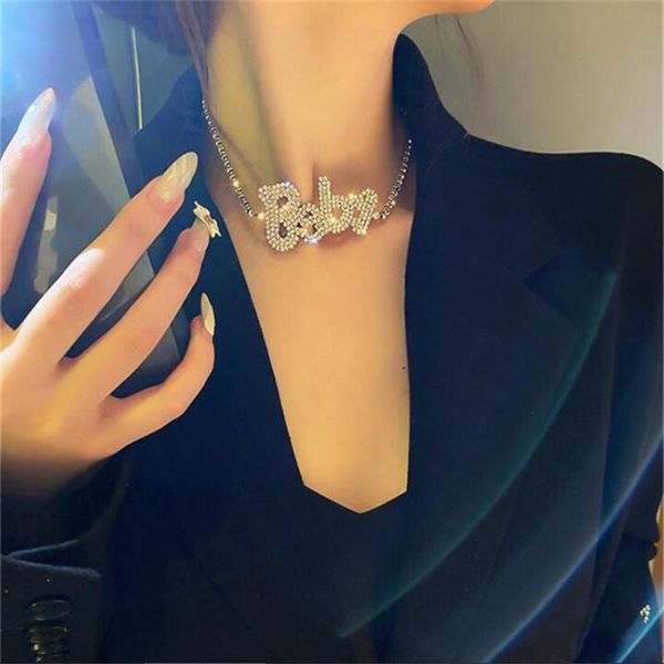 chokers korean style cool letter baby angel crystal choker necklaces for women shiny rhinestone short party statement jewelry, Golden;silver
chokers korean style cool letter baby angel crystal choker necklaces for women shiny rhinestone short party statement jewelry, Golden;silver