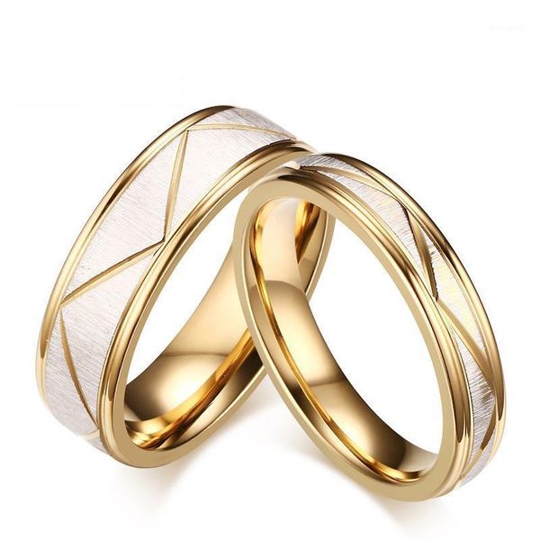 wedding rings men and women couples concave arc jewelry fastness flat polished stainless steel decorative pit pattern ring engagement gift1, Slivery;golden
wedding rings men and women couples concave arc jewelry fastness flat polished stainless steel decorative pit pattern ring engagement gift1, Slivery;golden