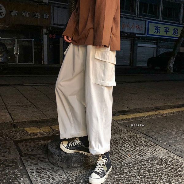 2021 new men's fashion trend white/black color loose wide leg cargo baggy casual pants streetwear trousers plus size m-2xl k66r
2021 new men's fashion trend white/black color loose wide leg cargo baggy casual pants streetwear trousers plus size m-2xl k66r
